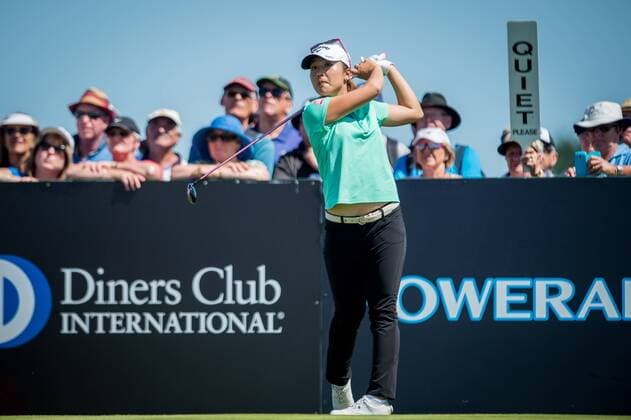 ISPS Handa NZ Women s Open --- Golf --- Day 1 --- 12 02 2016 Christchurch, New Zealand - February 12, 2016 - Lydia Ko of New Zealand tees off during day one of the ISPS Handa New Zealand Women s Open at Clearwater Golf Club on February 12, 2016 in Christchurch, New Zealand.