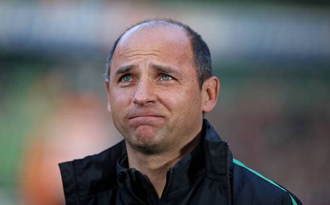 13.02.2016, Fussball 1.Bundesliga 2015 2016, 21.Spieltag, SV Werder Bremen - TSG 1899 Hoffenheim, im Weserstadion Bremen. Trainer Viktor Skripnik (Werder Bremen) 