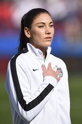 Fußball, Damen Olympia Qualifikation, USA - Mexiko February 13, 2016: United States goalkeeper Hope Solo (1) prior to the match between the United States and Mexico during the CONCACAF 2016 Olympic Qualifying Championship at Toyota Stadium, in Frisco, Texas. Soccer 2016: United States vs Mexico FEB 13 - ZUMAc04_