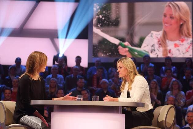 Tennis, Angelique Kerber zu Gast im Aktuellen Sportstudio im ZDF KATRIN MUELLER-HOHENSTEIN, ANGELIQUE KERBER DAS AKTUELLE SPORTSTUDIO ZDF MAINZ 