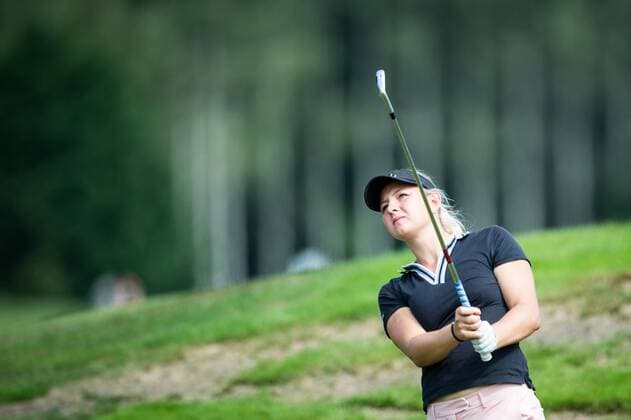 ISPS Handa NZ Women s Open --- Golf --- Day 2 --- 13 02 2016 Christchurch, New Zealand - February 13, 2016 - Emily Kristine Pedersen of Denmark plays a fairway shot during day two of the ISPS Handa New Zealand Women s Open at Clearwater Golf Club on February 13, 2016 in Christchurch, New Zealand.