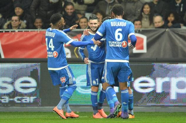 REMY CABELLA (om) - JOIE FOOTBALL : Nice vs Marseille - Ligue 1 - 14 02 2016 AnthonyBIBARD FEP 