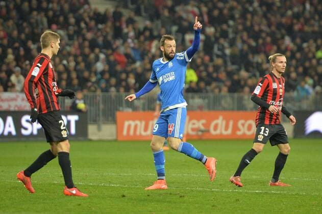 Steven FLETCHER (om) FOOTBALL : Nice vs Marseille - Ligue 1 - 14 02 2016 AnthonyBIBARD FEP 