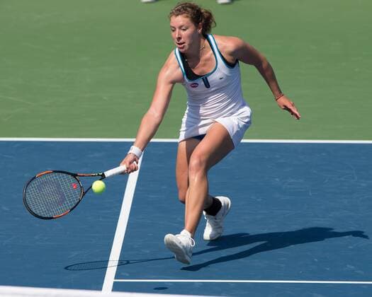 Anna-Lena Friedsam (GER) Tennis - Dubai Tennis Championships 2016 - WTA Tennis Damen - Dubai Duty Free Tennis Stadium - Dubai - - United Arab Emirates - 15 February 2016.