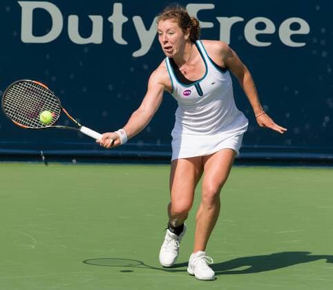 Anna-Lena Friedsam (GER) Tennis - Dubai Tennis Championships 2016 - WTA Tennis Damen - Dubai Duty Free Tennis Stadium - Dubai - - United Arab Emirates - 15 February 2016.