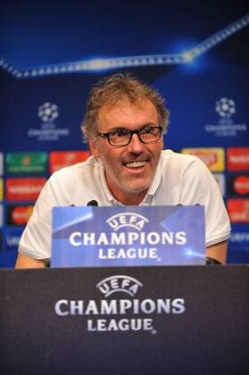 LAURENT BLANC (ENTRAINEUR PSG) FOOTBALL : Pressekonferenz Paris St. Germain - Champions League - 15 02 2016 LECOEUR FEPx 