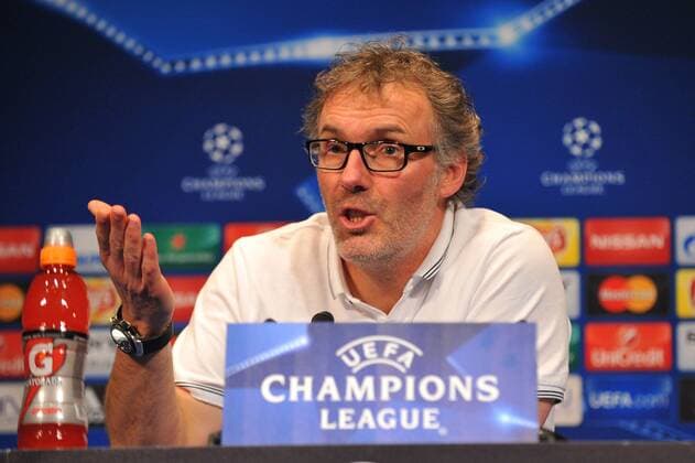 LAURENT BLANC (ENTRAINEUR PSG) FOOTBALL : Pressekonferenz Paris St. Germain - Champions League - 15 02 2016 LECOEUR FEPx 