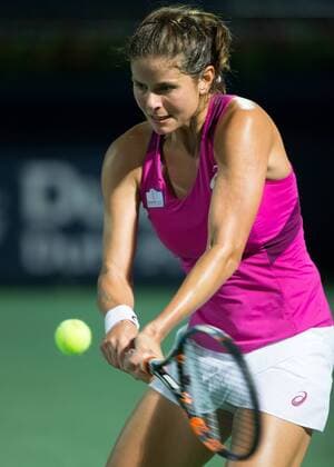 Julia Goerges (GER) Tennis - Dubai Tennis Championships 2016 - WTA Tennis Damen - Dubai Duty Free Tennis Stadium - Dubai - - United Arab Emirates - 15 February 2016.