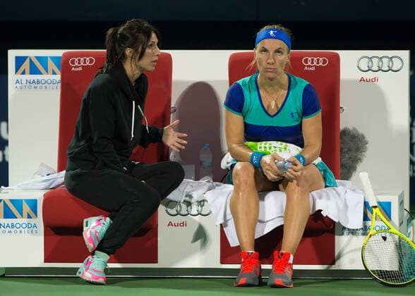 Svetlana Kuznetsova (RUS) Tennis - Dubai Tennis Championships 2016 - WTA Tennis Damen - Dubai Duty Free Tennis Stadium - Dubai - - United Arab Emirates - 15 February 2016.