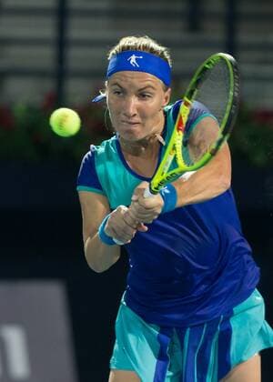 Svetlana Kuznetsova (RUS) Tennis - Dubai Tennis Championships 2016 - WTA Tennis Damen - Dubai Duty Free Tennis Stadium - Dubai - - United Arab Emirates - 15 February 2016.