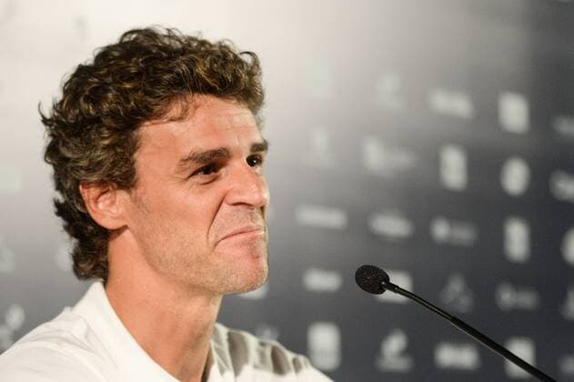 Tennis, ATP-Turnier in Rio de Janeiro: Gustavo Kuerten PK Rio Open 2016 RIO DE JANEIRO, Brazil - 02 15 2016: RIOOPEN - Gustavo Kuerten (Guga) at a news conference during Rioopen what happens in the Brazilian Jockey Club 15-21 of February. (Photo: Celso Pupo FotoArena)  CelsoxPupo