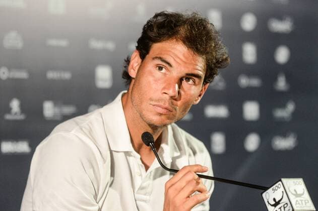 Bilder des Tages Tennis, ATP-Turnier in Rio de Janeiro: Rafael Nadal PK Rio Open 2016 RIO DE JANEIRO, Brazil - 02 15 2016: RIO OPEN - Rafael Nadal at the press conference PK Pressekonferenz in Rio Open which takes place at the Brazilian Jockey Club from 15 to 21 February. (Photo: Celso Pupo FotoArena)  CelsoxPupo