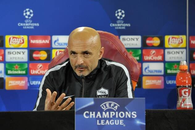 Fußball, Champions League, AS Rom PK IPP20160216 Football - soccer: UEFA Champions League, AS Rom - Real madrid, Luciano Spalletti (Hinweis: Verwendung nur in Deutschland - only Germany) xHOCHxZWEIx xItalyxPhotoxPressx 
