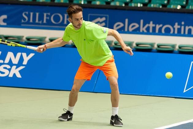 Tennis, ATP-Turnier in Breslau Breslau, Tennis, CHALLENGER TOUR WROCLAW OPEN 2016 PAWEL CIAS (POL),  160216_KRP1758