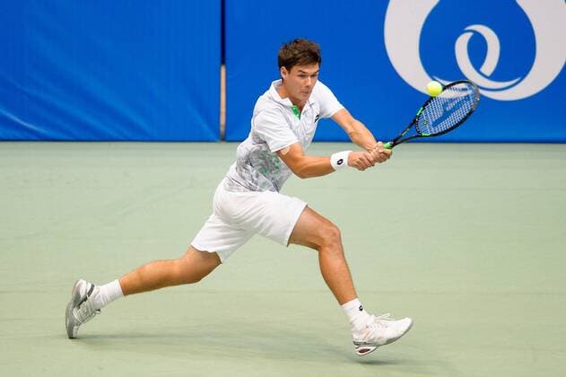 Tennis, ATP-Turnier in Breslau Breslau Tennis Challenger Tour Wroclaw Open 2016 Kamil Majchrzak  20160216_PF_PA036