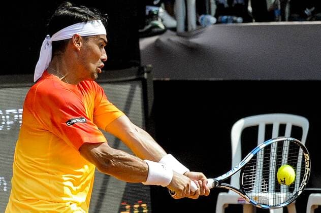 Tennis, ATP-Turnier in Rio de Janeiro Rio Open 2016 RIO DE JANEIRO, Brazil - 02 16 2016: RIO OPEN 2016 - Fabio Fognini (ITA) 7 x Aljaz Bedene (GBR) during Rio Open 2016. (Photo: Marcelo Cortes FotoArena)  MarceloxCortes