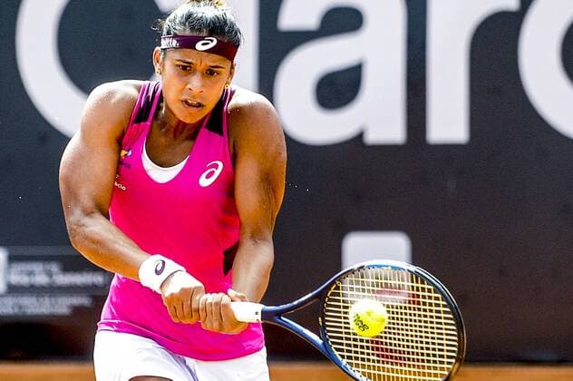 Tennis, WTA-Turnier in Rio de Janeiro Rio Open 2016 RIO DE JANEIRO, Brazil - 02 16 2016: RIO OPEN 2016 - RIO DE JANEIRO, Brazil - 02 16 2016: RIO OPEN 2016 - Teliana Pereira (BRA) 1 x Petra MARTIC (CRO) for Rio Open 2016. (Photo Marcelo Cortes FotoArena) for Rio Open 2016. (Photo: Marcelo Cortes FotoArena)  MarceloxCortes