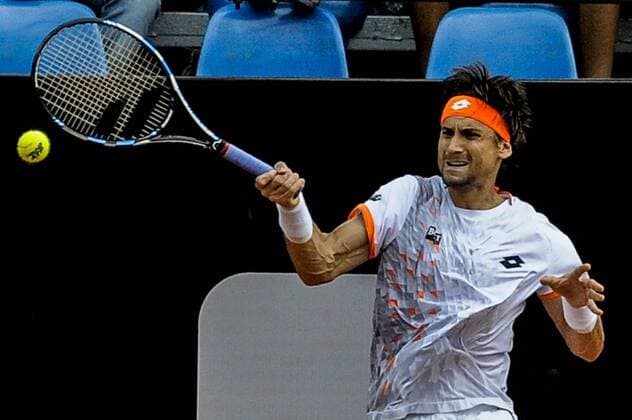 Rio Open 2016 RIO DE JANEIRO, Brazil - 02 16 2016: RIO OPEN 2016 - Nicolas JARRY (CHI) x David Ferrer (ESP) 2 , in Rio Open 2016. (Photo: Marcelo Cortes FotoArena)  MarceloxCortes