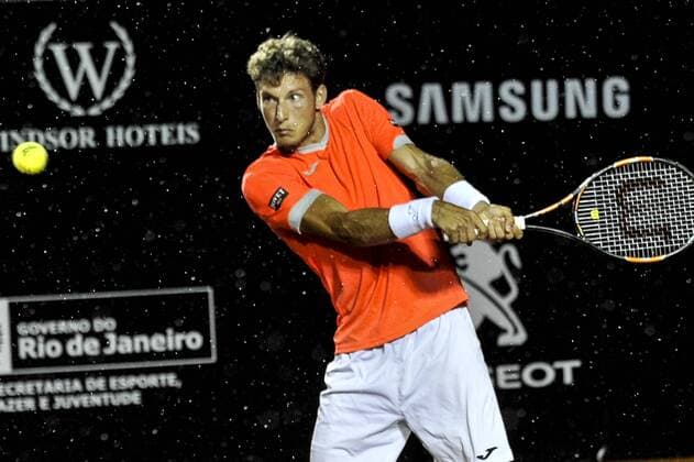 Rio Open 2016 RIO DE JANEIRO, Brazil - 02 16 2016: RIO OPEN 2016 - Rafael NADAL (ESP) 1 x Pablo Carreno Busta (ESP) for Rio Open 2016. (Photo: Marcelo Cortes FotoArena)  MarceloxCortes