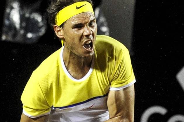 Rio Open 2016 RIO DE JANEIRO, Brazil - 02 16 2016: RIO OPEN 2016 - Rafael NADAL (ESP) 1 x Pablo Carre?o (ESP) for Rio Open 2016. (Photo: Marcelo Cortes FotoArena)  MarceloxCortes