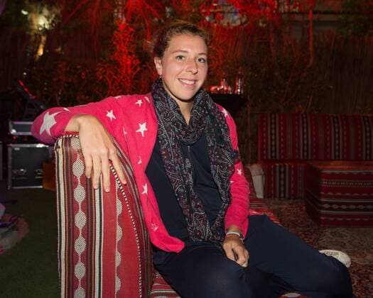 Dubai Duty Free Tennis Championships 2016 Players Party, Anna-Lena Friedsam Tennis - Dubai Tennis Championships 2016 - WTA Tennis Damen - Dubai Duty Free Tennis Stadium - Dubai - - United Arab Emirates - 16 February 2016.