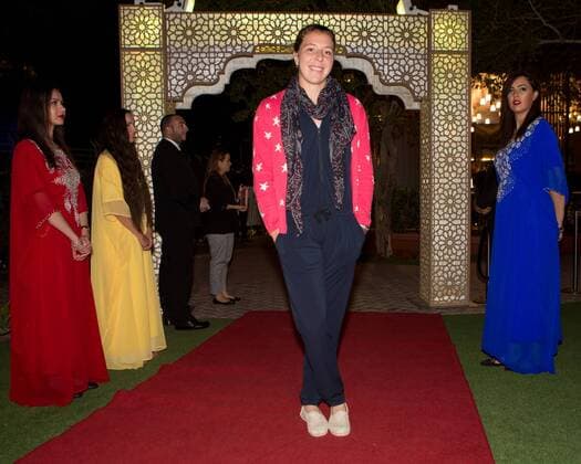 Dubai Duty Free Tennis Championships 2016 Players Party, Anna-Lena Friedsam Tennis - Dubai Tennis Championships 2016 - WTA Tennis Damen - Dubai Duty Free Tennis Stadium - Dubai - - United Arab Emirates - 16 February 2016.