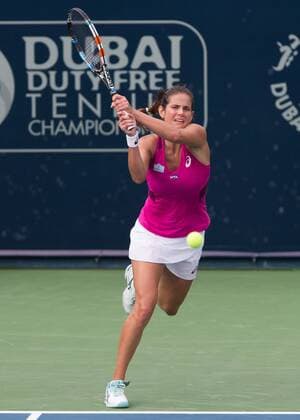 Julia Goerges (GER) Tennis - Dubai Tennis Championships 2016 - WTA Tennis Damen - Dubai Duty Free Tennis Stadium - Dubai - - United Arab Emirates - 17 February 2016.