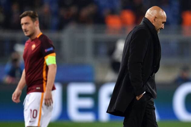 Luciano Spalletti, Francesco Totti Roma Rom 17 02 2016 - Champions League 2015 2016 AS Rom-Real Madrid andreaxstaccioli