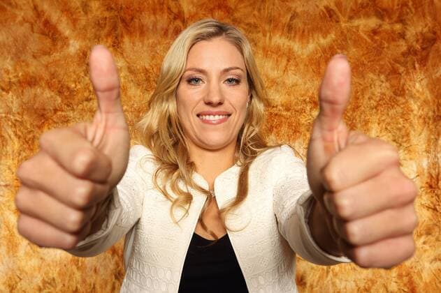 Bilder des Tages - SPORT Tennis, Fotoshooting mit Angelique Kerber ANGELIQUE KERBER DAS AKTUELLE SPORTSTUDIO ZDF MAINZ 