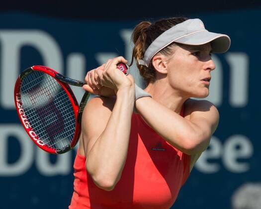 Andrea Petkovic (GER) Tennis - Dubai Tennis Championships 2016 - WTA Tennis Damen - Dubai Duty Free Tennis Stadium - Dubai - - United Arab Emirates - 18 February 2016.