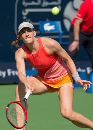 Andrea Petkovic (GER) Tennis - Dubai Tennis Championships 2016 - WTA Tennis Damen - Dubai Duty Free Tennis Stadium - Dubai - - United Arab Emirates - 18 February 2016.