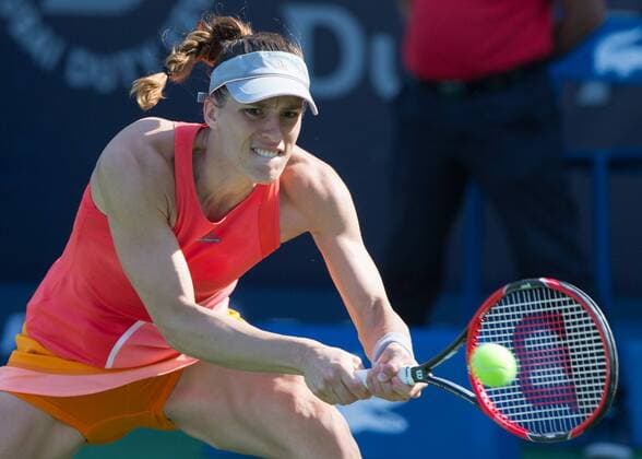 Andrea Petkovic (GER) Tennis - Dubai Tennis Championships 2016 - WTA Tennis Damen - Dubai Duty Free Tennis Stadium - Dubai - - United Arab Emirates - 18 February 2016.
