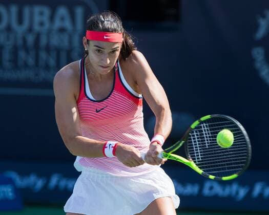 Caroline Garcia (FRA) Tennis - Dubai Tennis Championships 2016 - WTA Tennis Damen - Dubai Duty Free Tennis Stadium - Dubai - - United Arab Emirates - 18 February 2016.