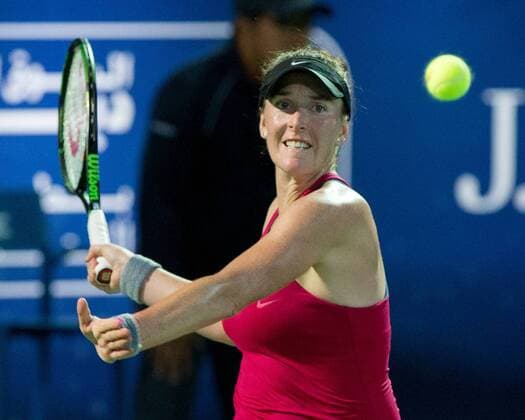 Madison Brengle (USA) Tennis - Dubai Tennis Championships 2016 - WTA Tennis Damen - Dubai Duty Free Tennis Stadium - Dubai - - United Arab Emirates - 18 February 2016.