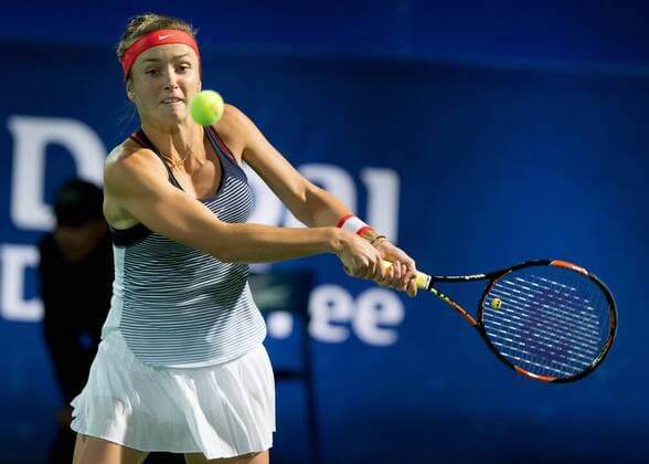 Elina Svitolina (UKR) Tennis - Dubai Tennis Championships 2016 - WTA Tennis Damen - Dubai Duty Free Tennis Stadium - Dubai - - United Arab Emirates - 18 February 2016.