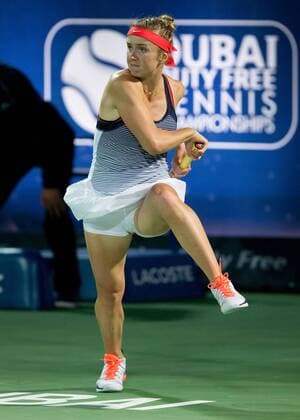 Elina Svitolina (UKR) Tennis - Dubai Tennis Championships 2016 - WTA Tennis Damen - Dubai Duty Free Tennis Stadium - Dubai - - United Arab Emirates - 18 February 2016.