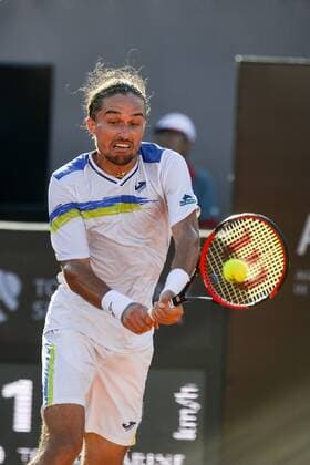 Rio Open 2016 RIO DE JANEIRO, Brazil - 02 18 2016: RIO OPEN - Inigo CERVANTES (ESP) vs Alexandr Dolgopolov (UKR) during Rio Open which takes place at the Brazilian Jockey Club 15-21 of February. (Photo: Celso Pupo FotoArena)  CelsoxPupo