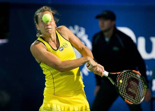 Barbora Strycova (CZE) Tennis - Dubai Tennis Championships 2016 - WTA Tennis Damen - Dubai Duty Free Tennis Stadium - Dubai - - United Arab Emirates - 19 February 2016.