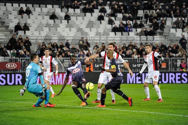 Cheick Diabate (gir) - Fussball Frankreich, Ligue 1, Girondins Bordeaux vs. OGC Nice - 19 02 2016 ThierryBreton Panoramic 