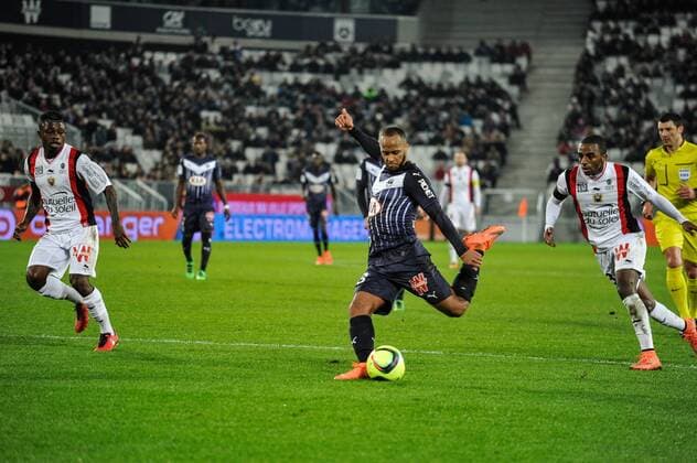 Thomas Toure (gir) - Fussball Frankreich, Ligue 1, Girondins Bordeaux vs. OGC Nice - 19 02 2016 ThierryBreton Panoramic 