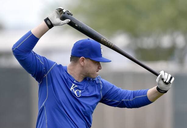 Feb. 19, 2016 - Surprise, AZ, USA - The Kansas City Royals Balbino Fuenmayor during a spring training workout on Friday, Feb. 19, 2016, in Surprise, Az. Kansas City Royals spring training - ZUMAm67_