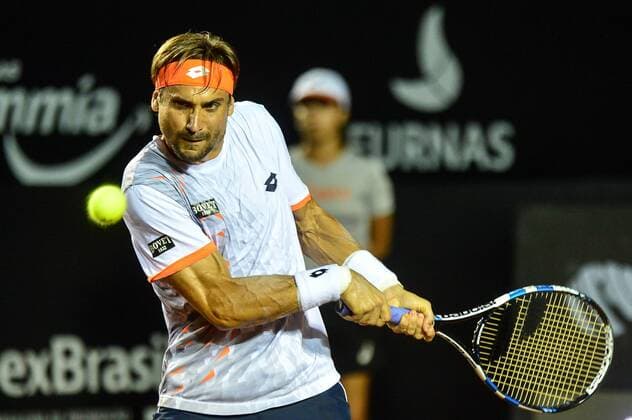 Rio Open 2016 RIO DE JANEIRO, Brazil - 02 19 2016: RIO OPEN - Dominic Thiem (AUT) vs David Ferrer (ESP) for Rio Open which takes place at the Brazilian Jockey Club 15-21 of February. (Photo: Celso Pupo FotoArena)  CelsoxPupo