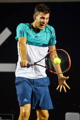 Rio Open 2016 RIO DE JANEIRO, Brazil - 02 19 2016: RIO OPEN - Dominic Thiem (AUT) vs David Ferrer (ESP) for Rio Open which takes place at the Brazilian Jockey Club 15-21 of February. (Photo: Celso Pupo FotoArena)  CelsoxPupo