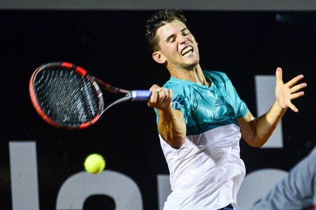 Rio Open 2016 RIO DE JANEIRO, Brazil - 02 19 2016: RIO OPEN - Dominic Thiem (AUT) vs David Ferrer (ESP) for Rio Open which takes place at the Brazilian Jockey Club 15-21 of February. (Photo: Celso Pupo FotoArena)  CelsoxPupo
