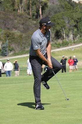 Feb. 20, 2016 - Pacific Palisades, CA, U.S. - February 20, 2016: Dustin Johnson during the third round of the Northern Trust Open, Pacific Palisades,CA. Third round of the Northern Trust Open, Feb 20, 2016 - ZUMAcs17