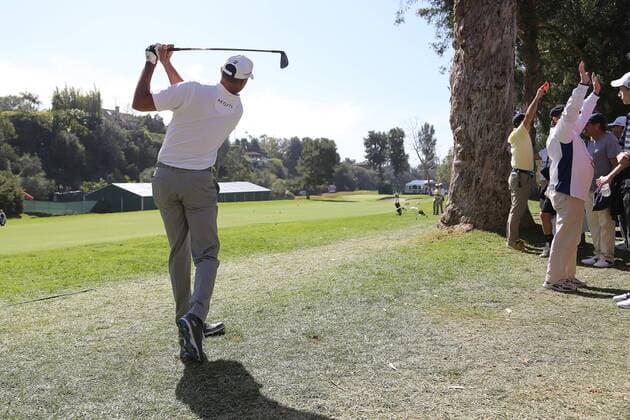 Feb. 20, 2016 - Pacific Palisades, CA, U.S. - February 20, 2016: Matt Kuchar during the third round of the Northern Trust Open, Pacific Palisades,CA. Third round of the Northern Trust Open, Feb 20, 2016 - ZUMAcs17