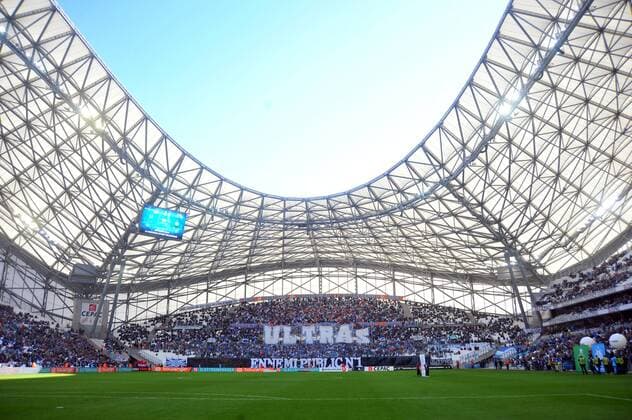 Fußball, Stadiongeschichte Olympique Marseille Fußball, Frankreich, Olympique Marseille - ILLUSTRATION - stadion FOOTBALL : Marseille vs Saint Etienne - Ligue 1 - 21 02 2016 FEP Panoramic 