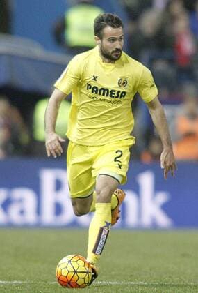 Villareal s Mario Gaspar during La Liga match. February 21,2016.  (2016022186)