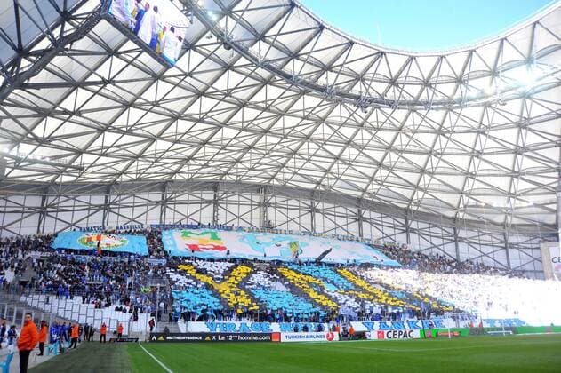 Fans Olympique Marseille im Stade Velodrome FOOTBALL : Marseille vs Saint Etienne - Ligue 1 - 21 02 2016 FEP 