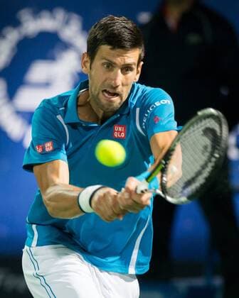 Themen der Woche - Sport Bilder des Tages - SPORT Novak Djokovic (SRB) Tennis - Dubai Duty Free Tennis Championships - ATP Tennis Herren - - Dubai - - United Arab Emirates - 22 February 2016. Â